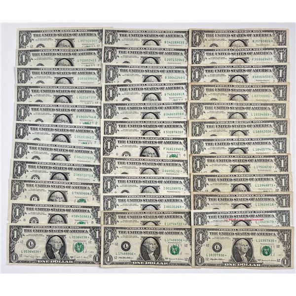 USA $1 Banknotes - Lot of 138