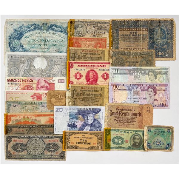 World Banknote Lot of 23