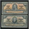 Image 1 : 1937 Bank of Canada $50 & $100