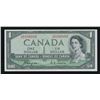 Image 1 : Bank of Canada $1, 1954 - Devil's Face