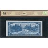 Image 2 : Bank of Canada $5, 1954 - Devil's Face