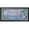 Image 1 : Bank of Canada $5, 1954 - Devil's Face