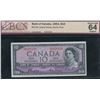 Image 1 : Bank of Canada $10, 1954 - Devil's Face - Lot of 10