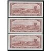 Image 2 : Bank of Canada $2, 1954 - Lot of 3 Consecutive Replacements