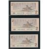 Image 1 : Bank of Canada $2, 1986 - Uncirculated Group of Notes