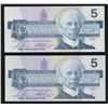 Image 2 : Bank of Canada $5, 1986 - Replacement & Changeover