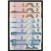 Image 2 : Bank of Canada Multi-Coloured Banknotes - Lot of 12