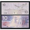 Image 1 : Bank of Canada $10, 1989 & 2000 - Matching #