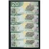 Image 1 : Bank of Canada $20, 2006 EZ_ Prefix Collection