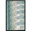 Image 2 : Bank of Canada $20, 2006 EZ_ Prefix Collection