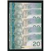 Image 2 : Bank of Canada $20, 2004 - Lot of 5