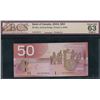 Image 1 : Bank of Canada $50, 2004 - Changeover