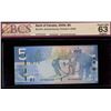 Image 1 : Bank of Canada $5, 2006 - Low Serial Number