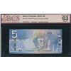 Image 1 : Bank of Canada $5, 2006 - Low Serial Number