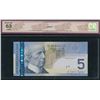 Image 2 : Bank of Canada $5, 2006 - Low Serial Number