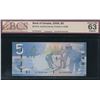 Image 1 : Bank of Canada $5, 2006 - Low Serial Number