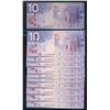 Image 3 : Bank of Canada $10, 2005 - Lot of 20