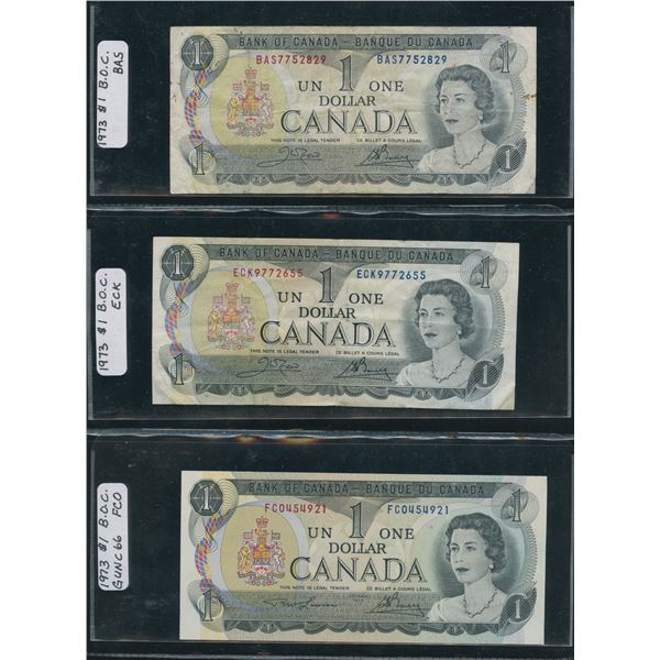 Bank of Canada Wholesale Lot of 27 Banknotes