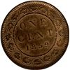 Image 2 : 1859 One Cent - Double Punched Narrow 9 Var.#2