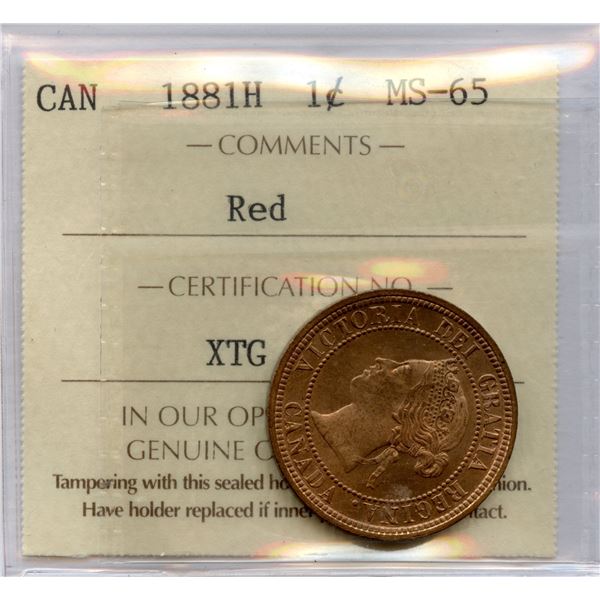 1881H One Cent