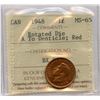 Image 1 : 1948 One Cent - A to Denticle, Rotated Die