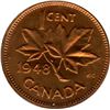 Image 2 : 1948 One Cent - A to Denticle, Rotated Die