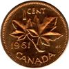 Image 2 : 1961 One Cent - Hanging 1