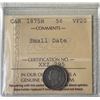 Image 1 : 1875H Five Cents - Small Date