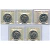 Image 1 : 1949 Silver Dollars - Lot of 5