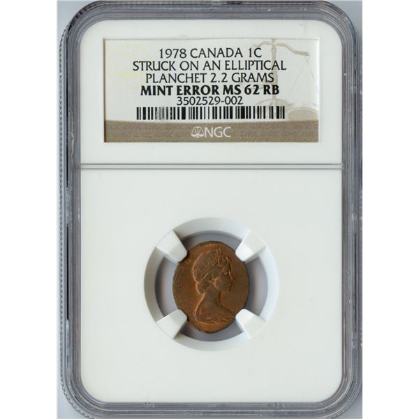 Canada 1-cent ERROR