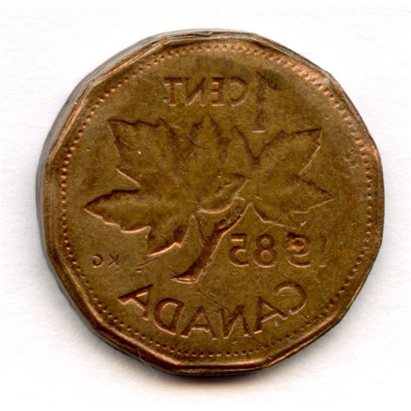 Canada 1-cent ERROR