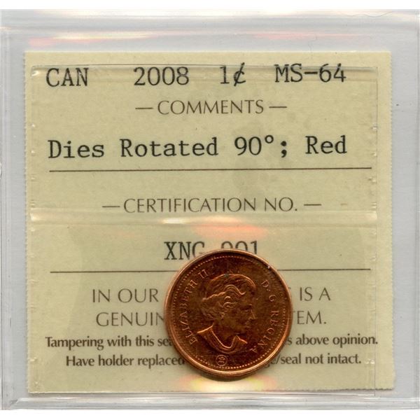 Canada 1-cent ERROR