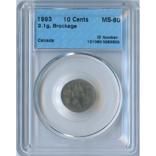 Canada 10-cent ERROR