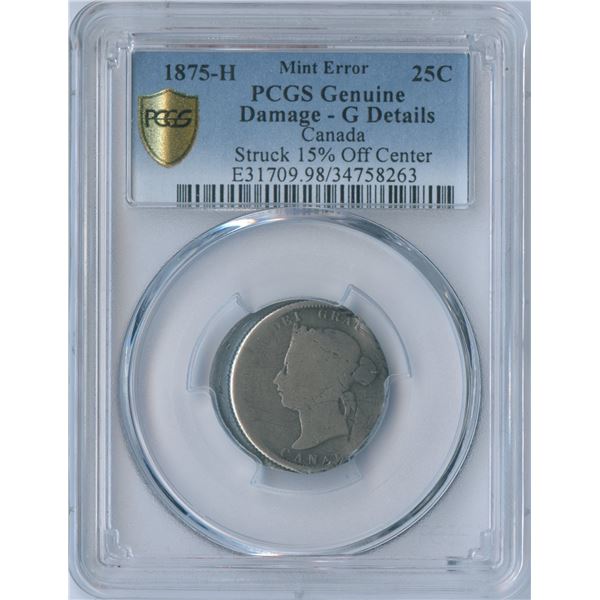 Canada 25-cent ERROR