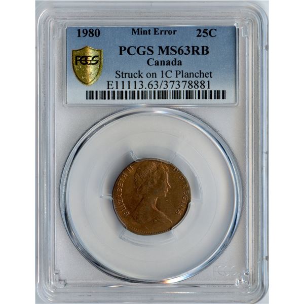 Canada 25-cent ERROR