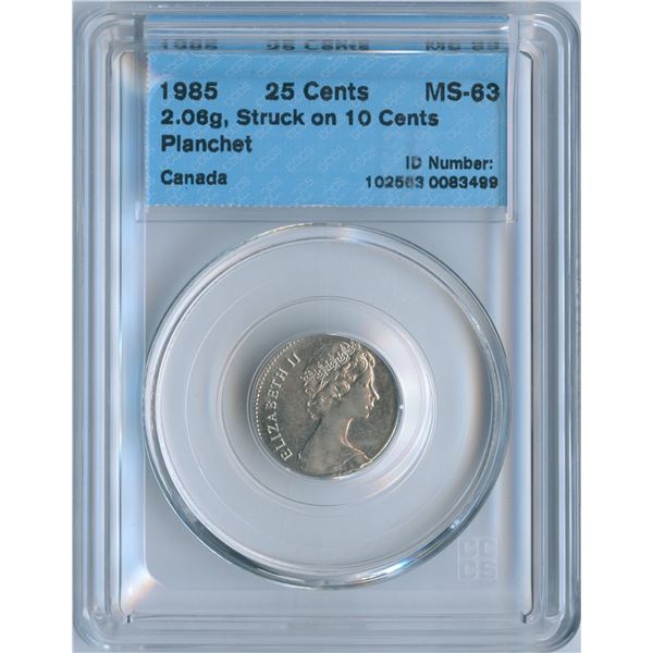 Canada 25-cent ERROR