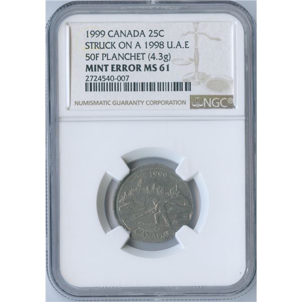 Canada 25-cent ERROR