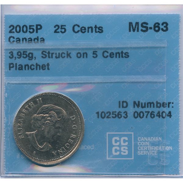 Canada 25-cent ERROR