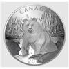 Image 1 : 2019 Double Concave $100 Fine Silver Brown Bear