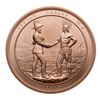 Image 1 : 1876 Indian Treaty Medal - 10 oz. Bronze