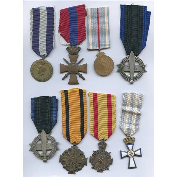 WWI & WWII Greek Medals - Group of 7