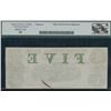 Image 2 : International Bank $5, 1858