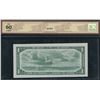 Image 2 : Bank of Canada $1, 1954 - 2 Digit Radar