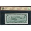 Image 2 : Bank of Canada $1, 1954 - 2 Digit Radar