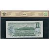 Image 2 : Bank of Canada $1, 1973 - Solid Serial Numbers