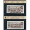 Image 2 : Bank of Canada $100, 1975 - Low Serial Number