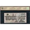 Image 2 : Bank of Canada $100, 1988 - Low Serial Number