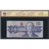 Image 2 : Bank of Canada $10, 1989 - Low Serial Number