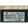 Image 2 : Bank of Canada $20, 1991 - Low Serial Number