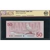 Image 1 : Bank of Canada $50, 1988 - Low Serial Number